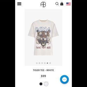 TIGER TEE - WHITE